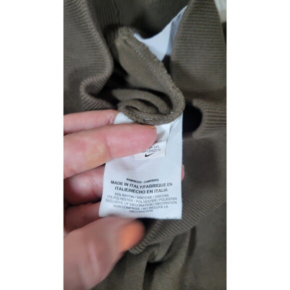Nike Made in Italy Knit Joggers Women’s Medium AH8484-243‎ Olive Brown SP18 - Picture 5 of 9